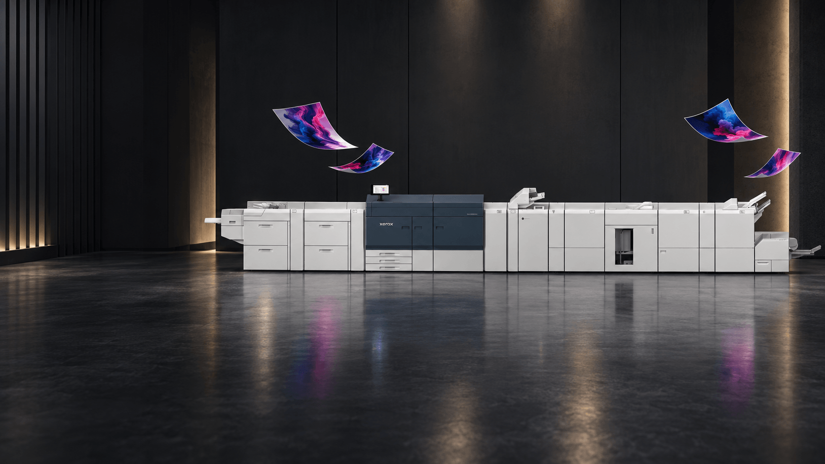 Xerox Proficio PX 500 in einer kreativen Druckszenerie