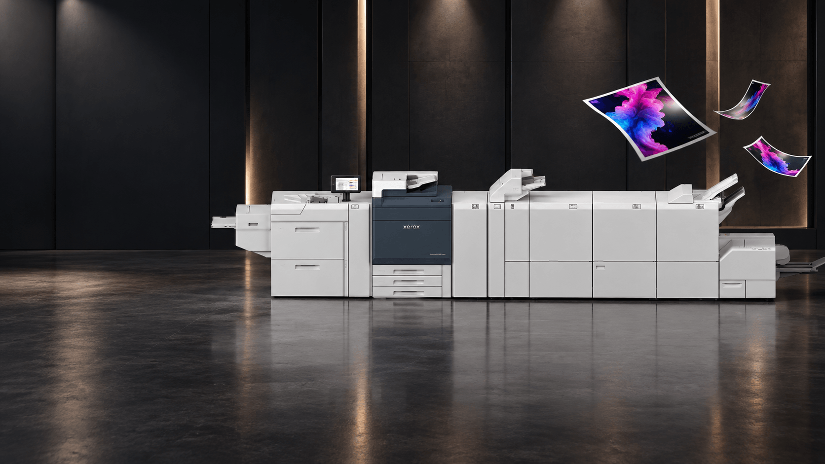 Xerox Proficio PX 300 in einer kreativen Druckszenerie